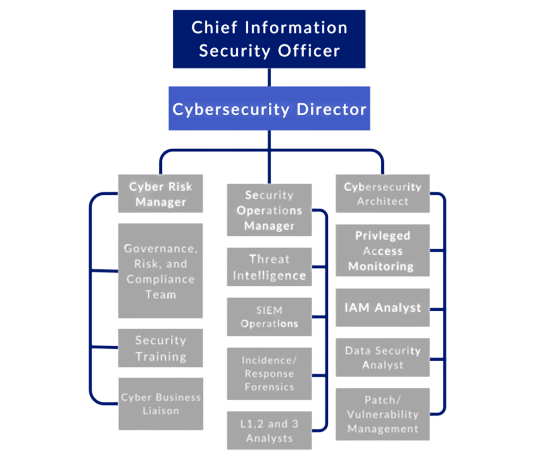 Enterprise Cybersecurity Team Structure
