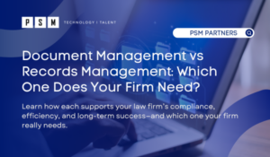 Document Management vs Records Management