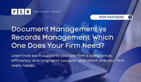 Document Management vs Records Management